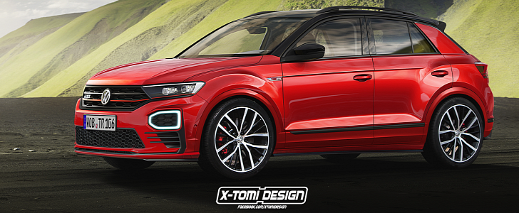 Volkswagen T-Roc GTI Rendering Nails the 200 HP Crossover
