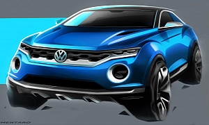 Volkswagen T-ROC Concept Is a Tiny SUV with a Golf GTD Engine