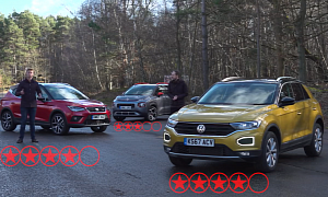 Volkswagen T-Roc Takes on SEAT Arona and Citroen C3 Aircross