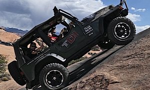 Volkswagen TDI-Powered 1997 Jeep Wrangler Can Hold Its Own on the Moab Trails