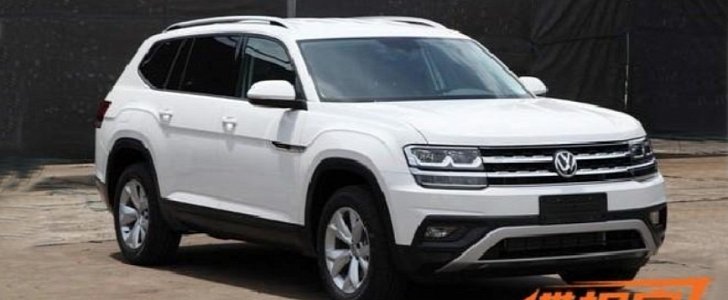 Volkswagen Teramont Spied Again In China, Shows LED Lights As Option