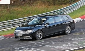 Volkswagen Tests the PHEV Version of the Passat Variant, Still Pretends It's the Old Model