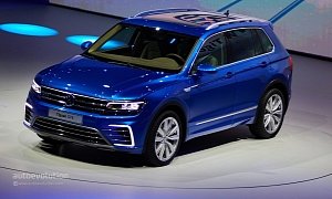 Volkswagen Tiguan GTE Concept Revealed with 218 PS and 50 KM Electric Range
