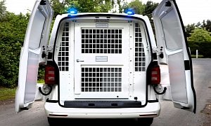 Volkswagen Transporter Prison Cell Van Revealed In the United Kingdom
