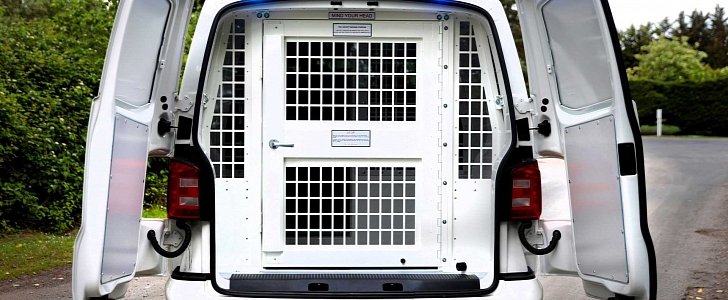 Volkswagen Transporter prison cell van