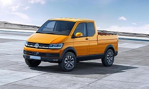 Volkswagen Tristar Concept Revealed in Hanover, Previews T6 Transporter