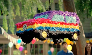 Volkswagen Turns to SUV-shaped Pinata for Tiguan Ad