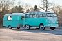 Volkswagen Type 2 23-Window Microbus with Eriba Puck Camper Up for Auction