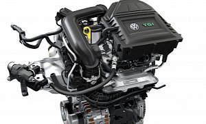 Volkswagen Unveils 1.0 TGI Turbo Engine That Runs on Natural Gas in Vienna