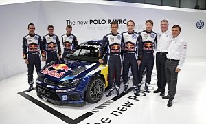 Volkswagen Unveils 2015 Polo R WRC with Dark Blue Livery