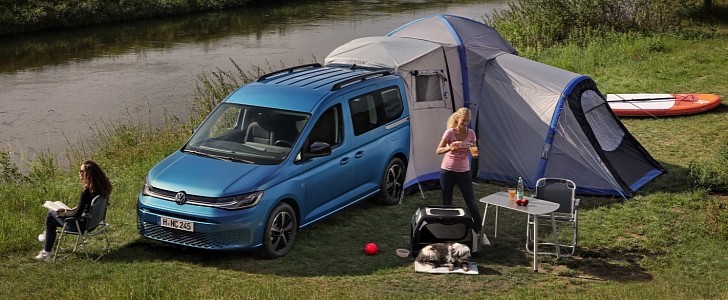 The new Caddy California from Volkswagen is the smallest Caddy, but still spacious enough for 4