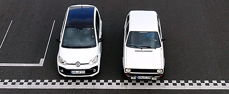 VW Up! GTI vs. Mk. I Golf GTI