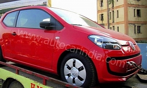 Volkswagen Up! Spotted in India