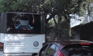 Volkswagen Uses Interactive Bus Back Ads to Show Motorists How their ACC Works