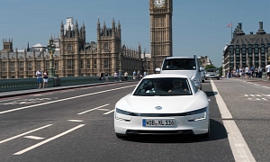 Volkswagen XL1 Hybrid Visits London <span>· Video</span>