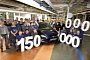Milestone: Volkswagen Car Number 150,000,000 is This Blue e-Golf