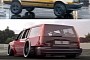 Volvo 850 Square Wagon Gets Both a Lift and a Slam in Amazing Digital Artwork