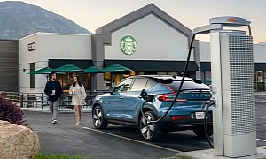 Volvo and Starbucks Make EV Charging As Easy as Getting Coffee