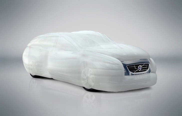 Volvo's external air bag
