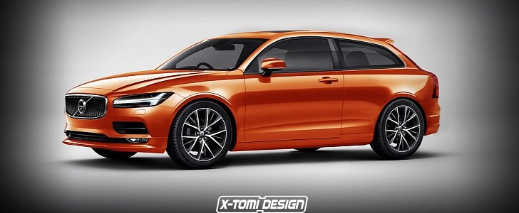Volvo C30 Rendered with S90 Front Must Be Built