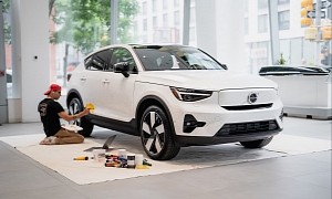 Volvo Celebrates Midsummer Swedish Tradition in the US With Artsy C40 Recharge