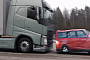 Volvo Demonstrates AEB Efficiency on FH 18-Wheeler