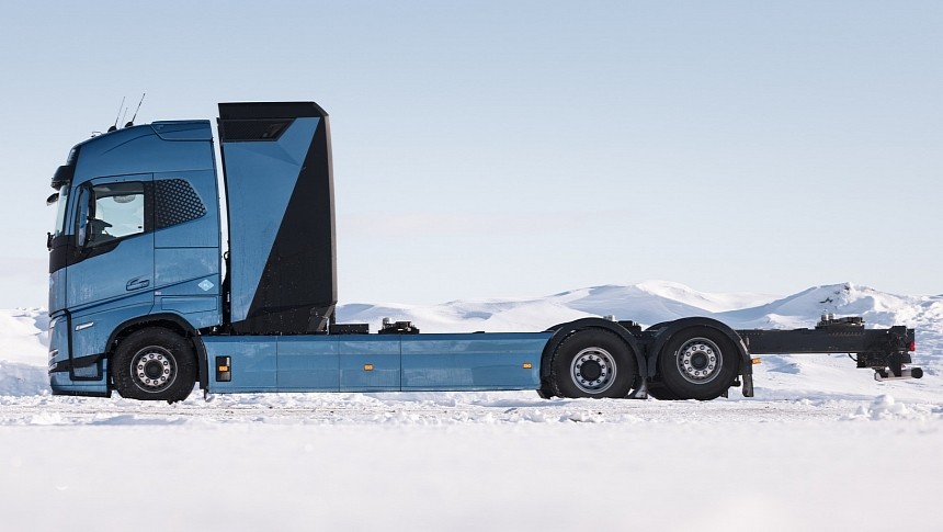 Volvo Fuel Cell Trucks enjoy Artic Winter