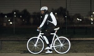 Volvo LifePaint Is Here to Save Cyclists From Being Hit by Cars at Night
