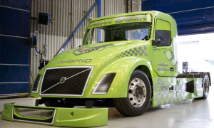 Volvo Mean Green Truck to Attempt Speed Record