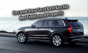 Volvo Recalls Certain XC90 Vehicles Over Insufficiently Tightened Seat Belt Buckles