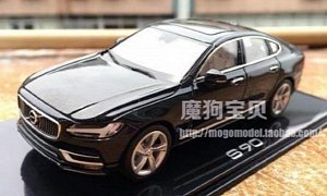 Volvo S90 Gets Leaked as a Scale Model, the Design Appears to Be the Real Deal