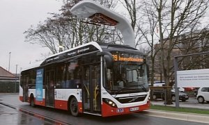 Volvo Starts Testing first Electric Hybrid Bus in Hamburg