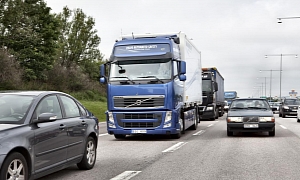 Volvo Trucks Develops Automated Queue Assistance Safety System