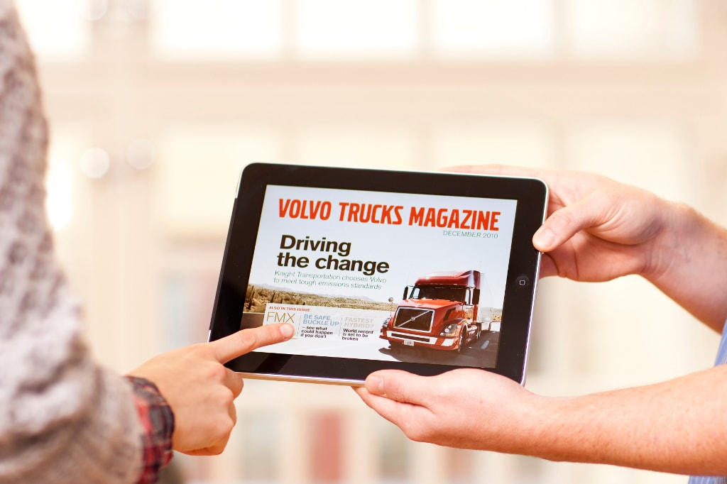 Volvo Trucks iPad magazine