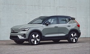 Volvo Unveils Restyled XC40 Crossover and New Single Motor C40 Recharge Variant