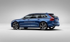 Volvo V60 Rendering Shows the A4, 3 Series and C-Class Have Work on Their Hands
