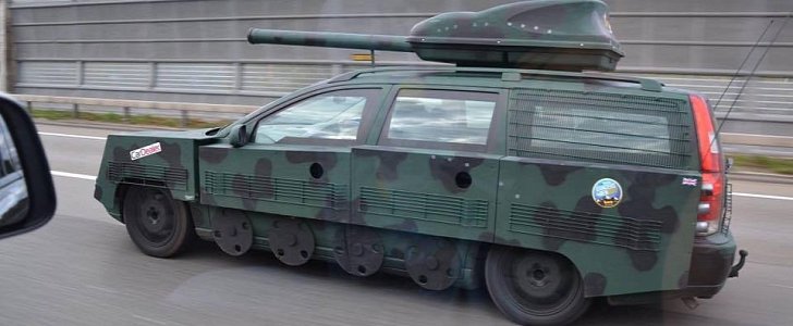 Volvo V70 tank conversion