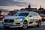2017 Volvo V90 is the Latest Police Car in Sweden, Undergoes Slalom Testing