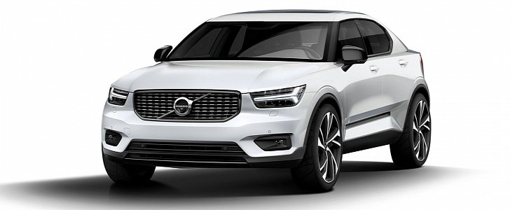 2022 Volvo C40 rendering