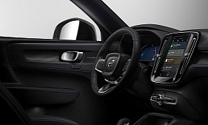 Volvo XC40 Electric Interior Revealed, Infotainment Runs on Android