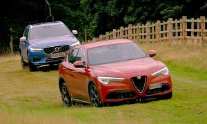 Volvo XC60 and Alfa Romeo Star in Insane Top Gear Off-Road Race