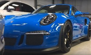 VooDoo Blue Porsche 911 GT3 RS Makes GT Silver Metallic GT3 RS Look Tame