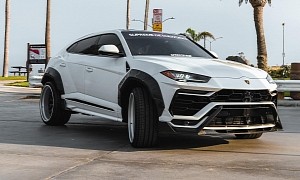 Vorsteiner Lambo Urus Wears the Widebody Carbon Like Armor, Forgets About Fitment
