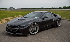 Vorsteiner Makes the Stealthy i8 Even Stealthier with Bodykit and Black Finish