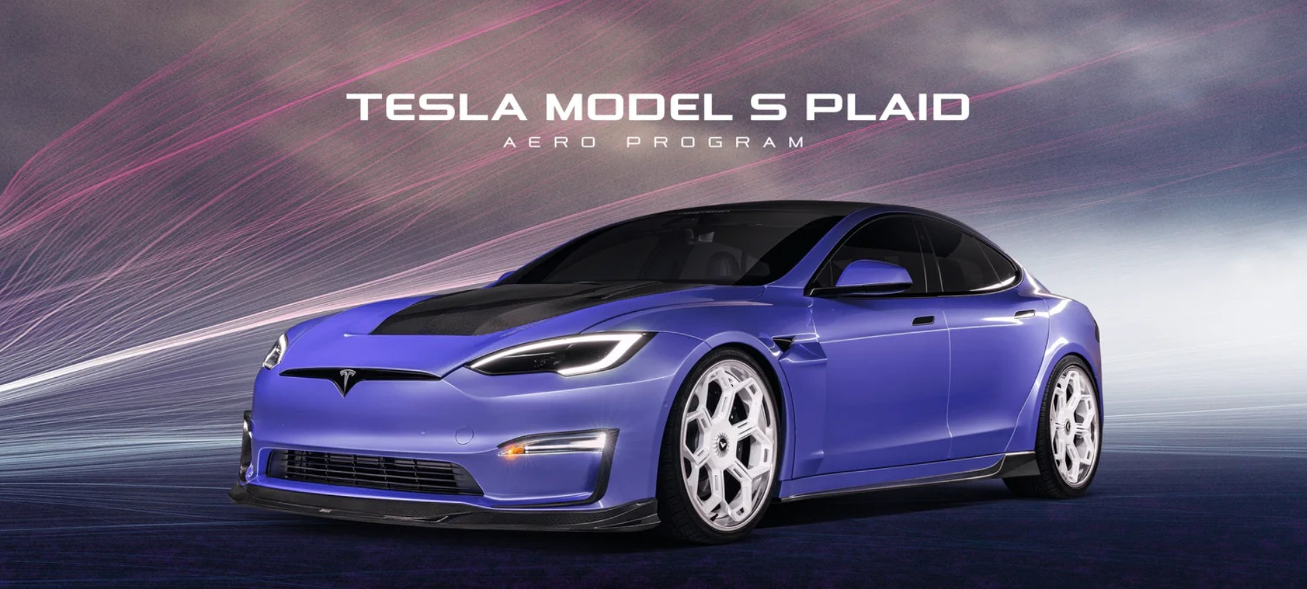 Vorsteiner's Tesla Model S Plaid Carbon Fiber Aero Program Doesn't