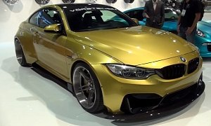 Vorsteiner GTRS4 Body Kit for the BMW M4 Is Wide at SEMA 2014