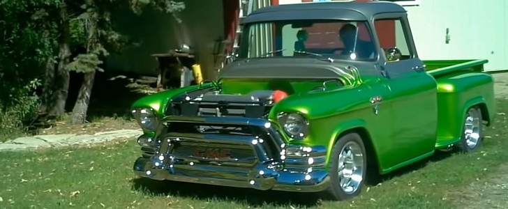 1955 GMC 100 pickup truck with 5.3L Vortec V8 on Hand Built Cars