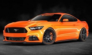 Vortech Prepares an Orange 2015 Ford Mustang for SEMA