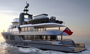 Vripack 132-Foot Superyacht Concept Is a Luxurious Floating Hotel Built Like a Fortress