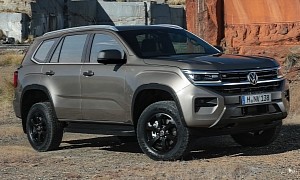 VW Amarok SUV Is a Futile Digital Exercise, Still Looks Ready for Everest Conquering